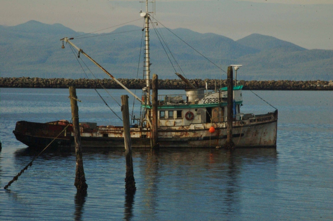 a fishing boat on Neah Bay 